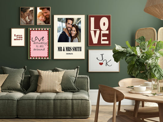 How to Mix Photo Prints and Wall Art for a Stunning Gallery Wall