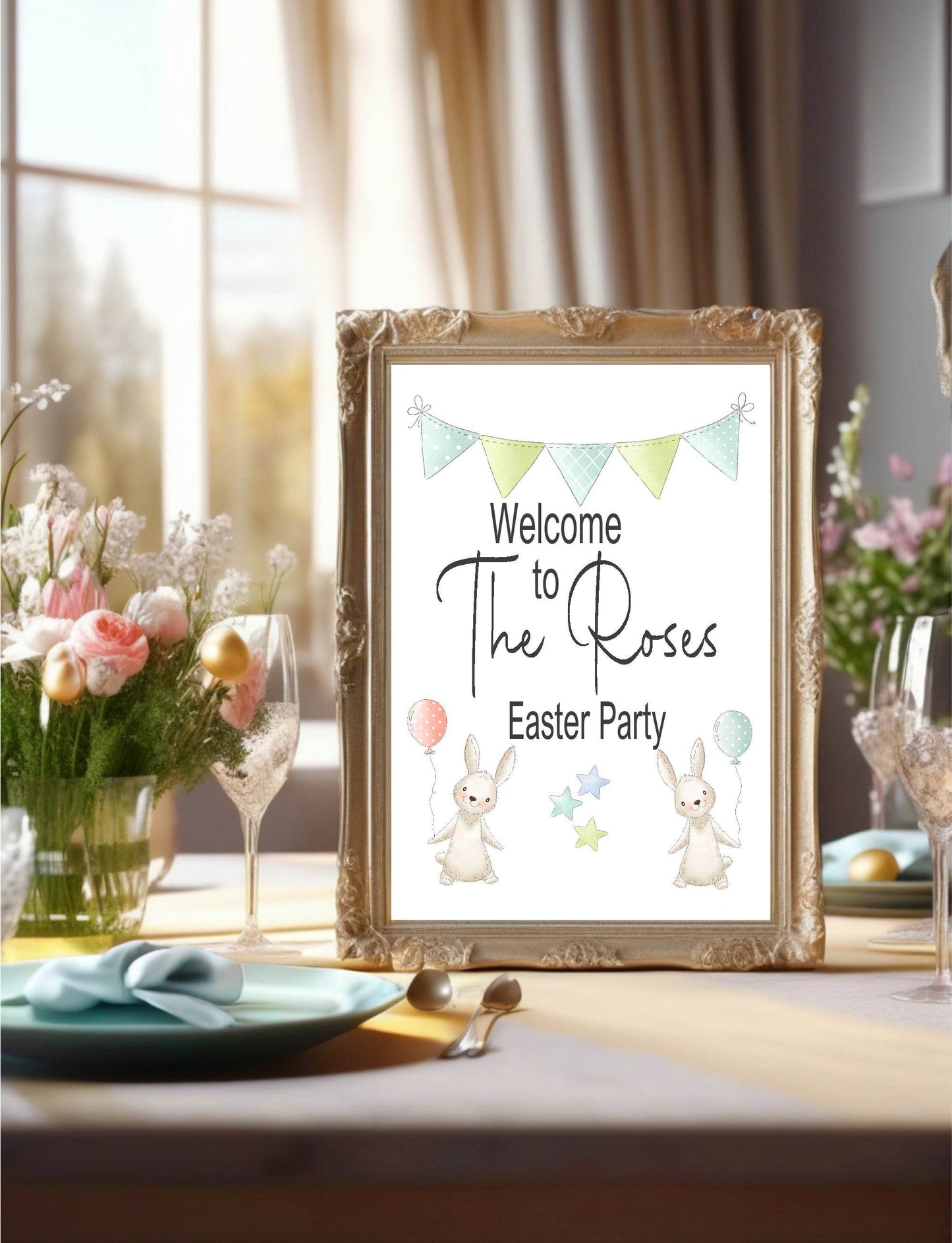 Some Bunny Welcome Easter Party Hunt Sign