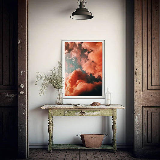 Pink Clouds Print | Colourful Wall Art