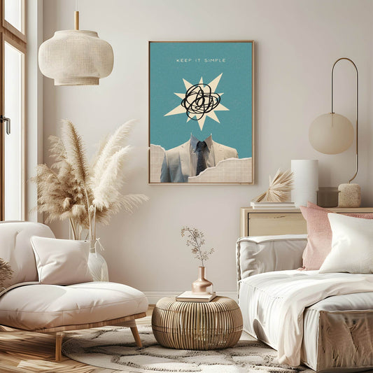 Keep It Simple Print | Inspirational Art