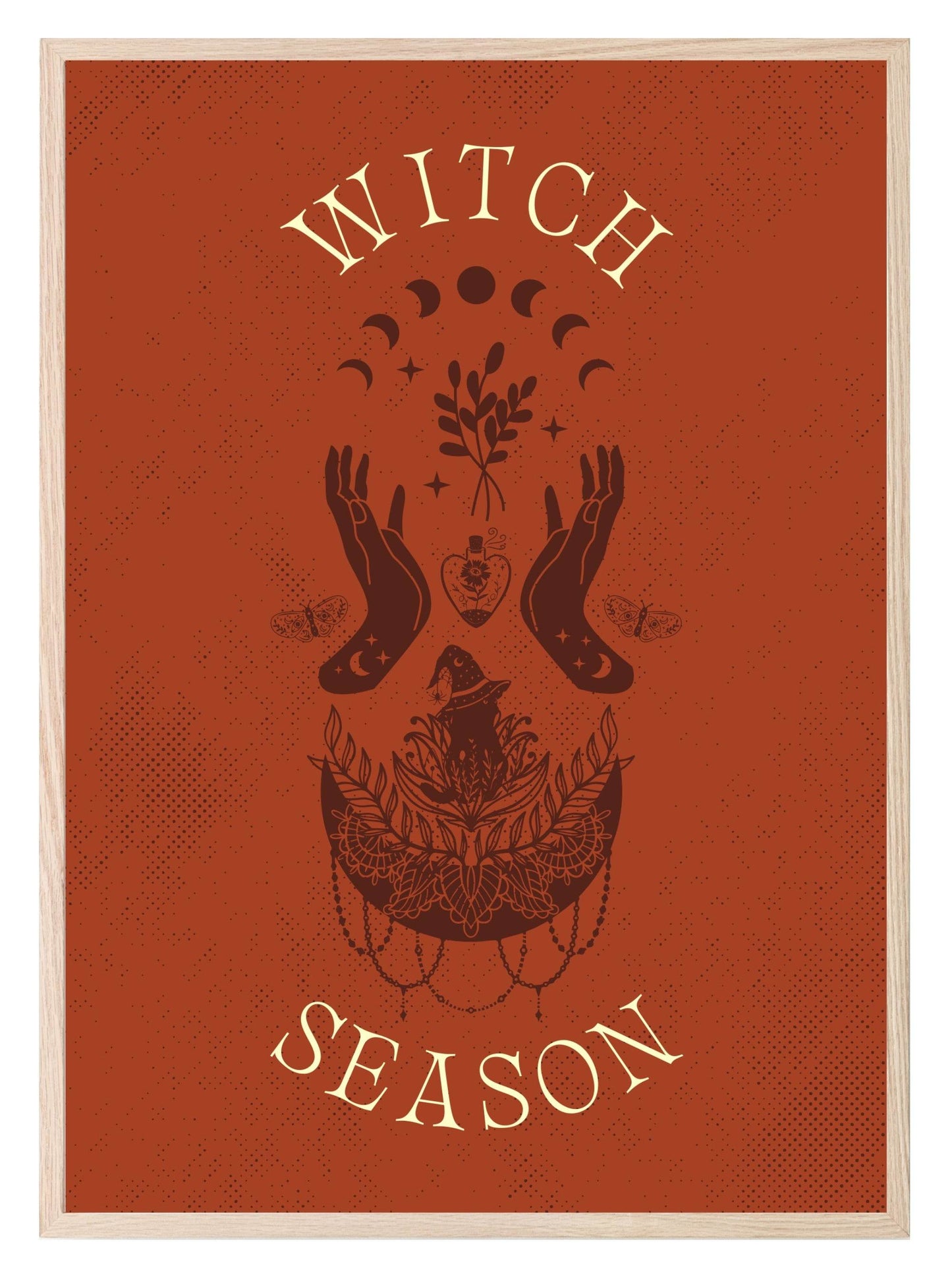 Witch Season Print | Moon Cycle | Celestial Art