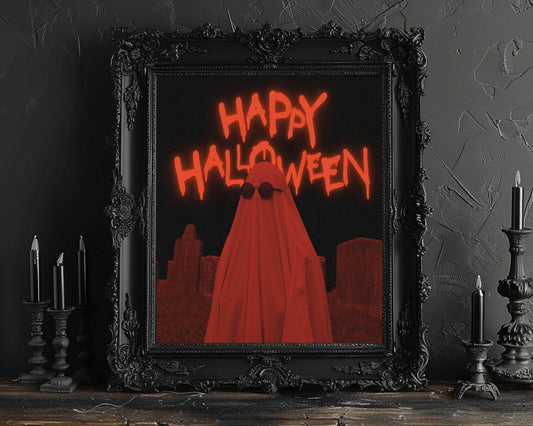 Happy Halloween Print | Fun LED Wall Art