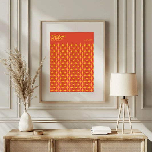 The Boom Of The 1970's Print | Fun Bright Wall Art