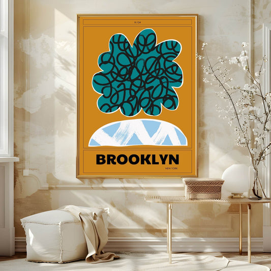 Brooklyn Print | Travel Wall Art