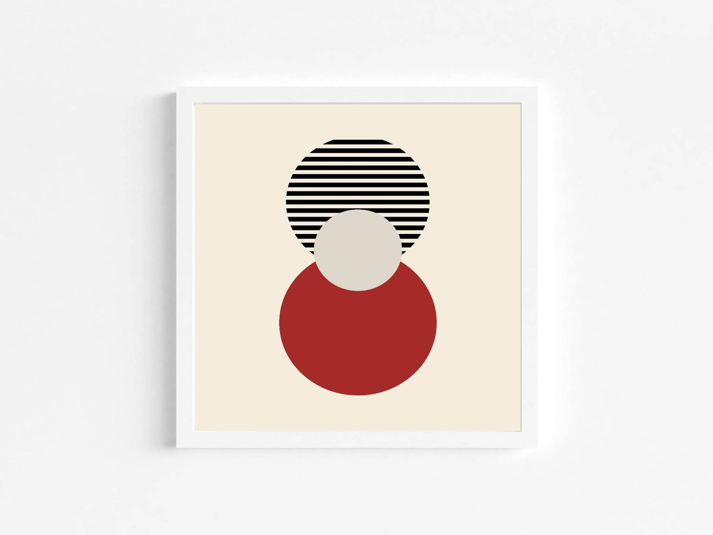 Abstract Circles Print | Geometric Shapes | Family & Love Wall Art