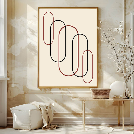 Abstract Circles Print | Family & Love Wall Art