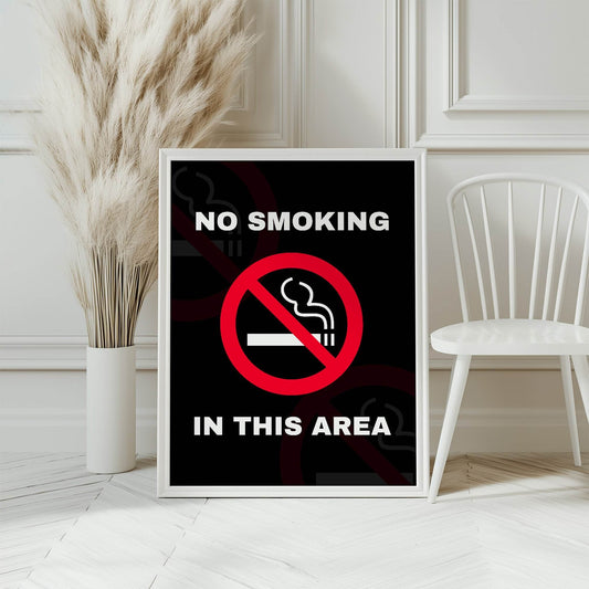 No Smoking Print | Useful & Fun Wall Art