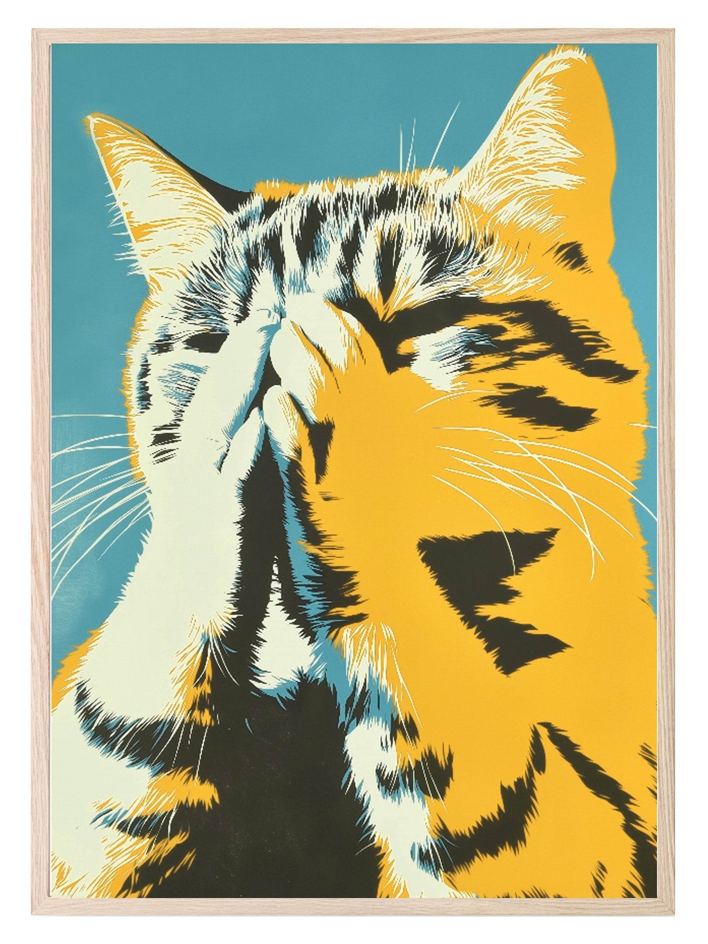 Pop Art Cat Print