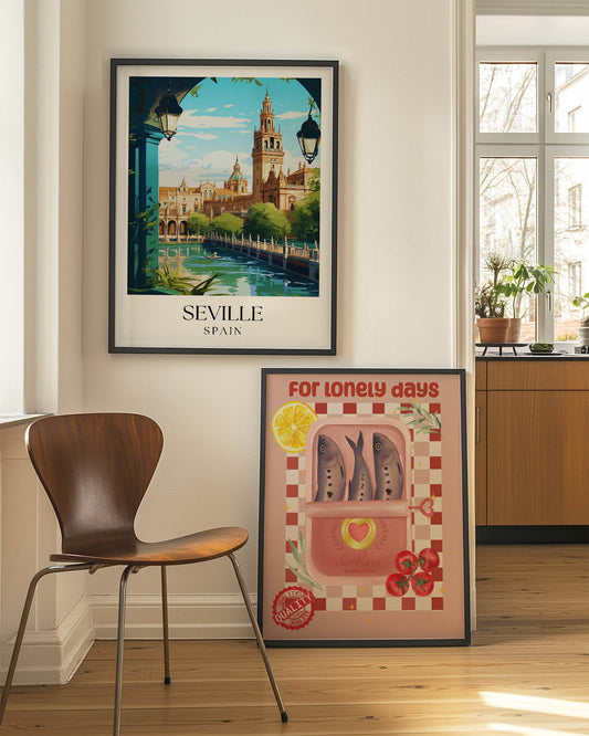 Sardines Wall Art Print | For Lonely Days