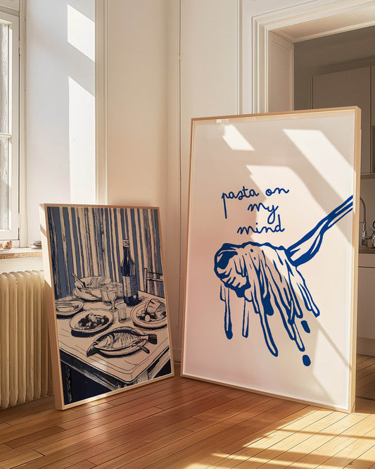 Pasta On My Mind Print | Food & Drink Wall Art
