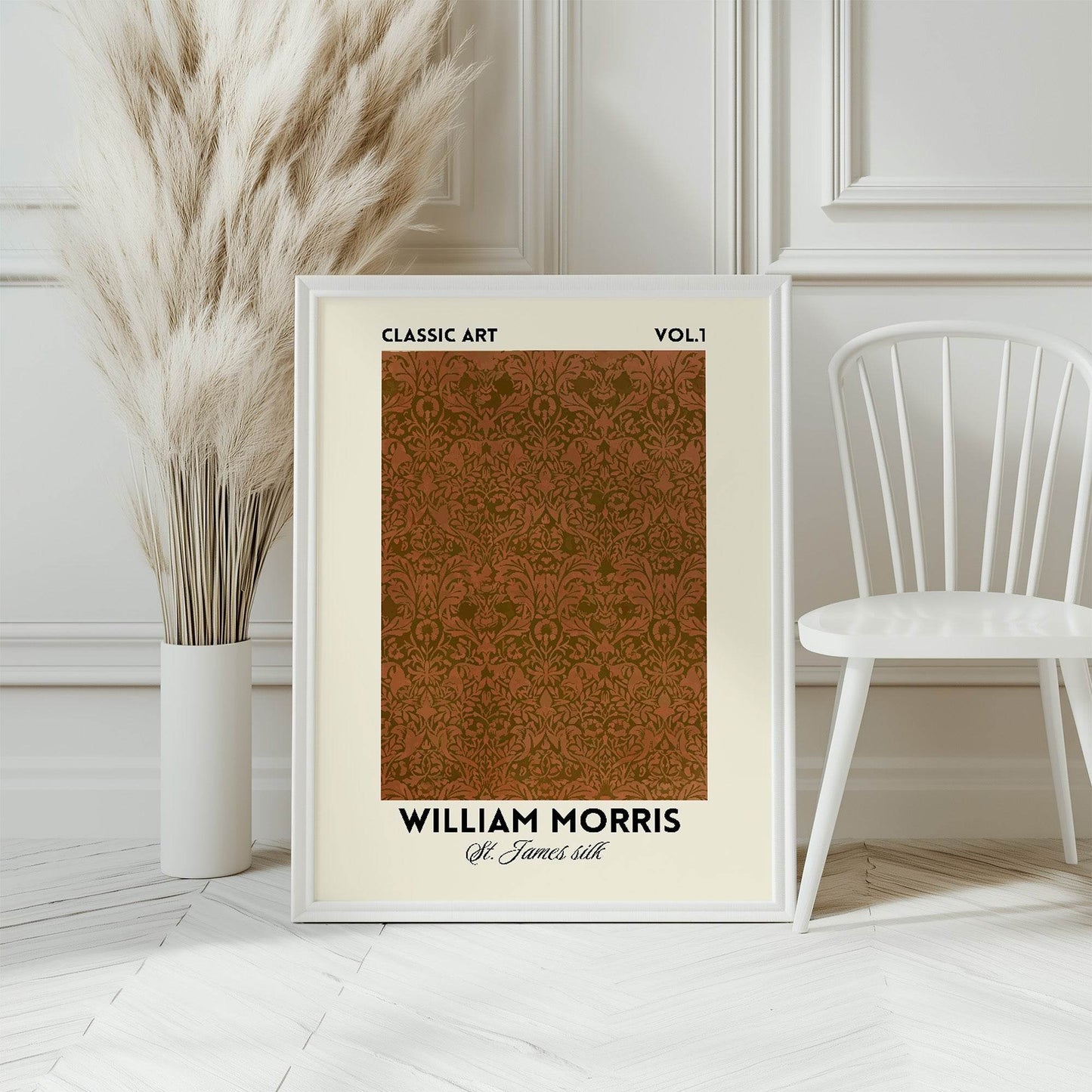 William Morris Inspired Print | St James Silk Wall Art