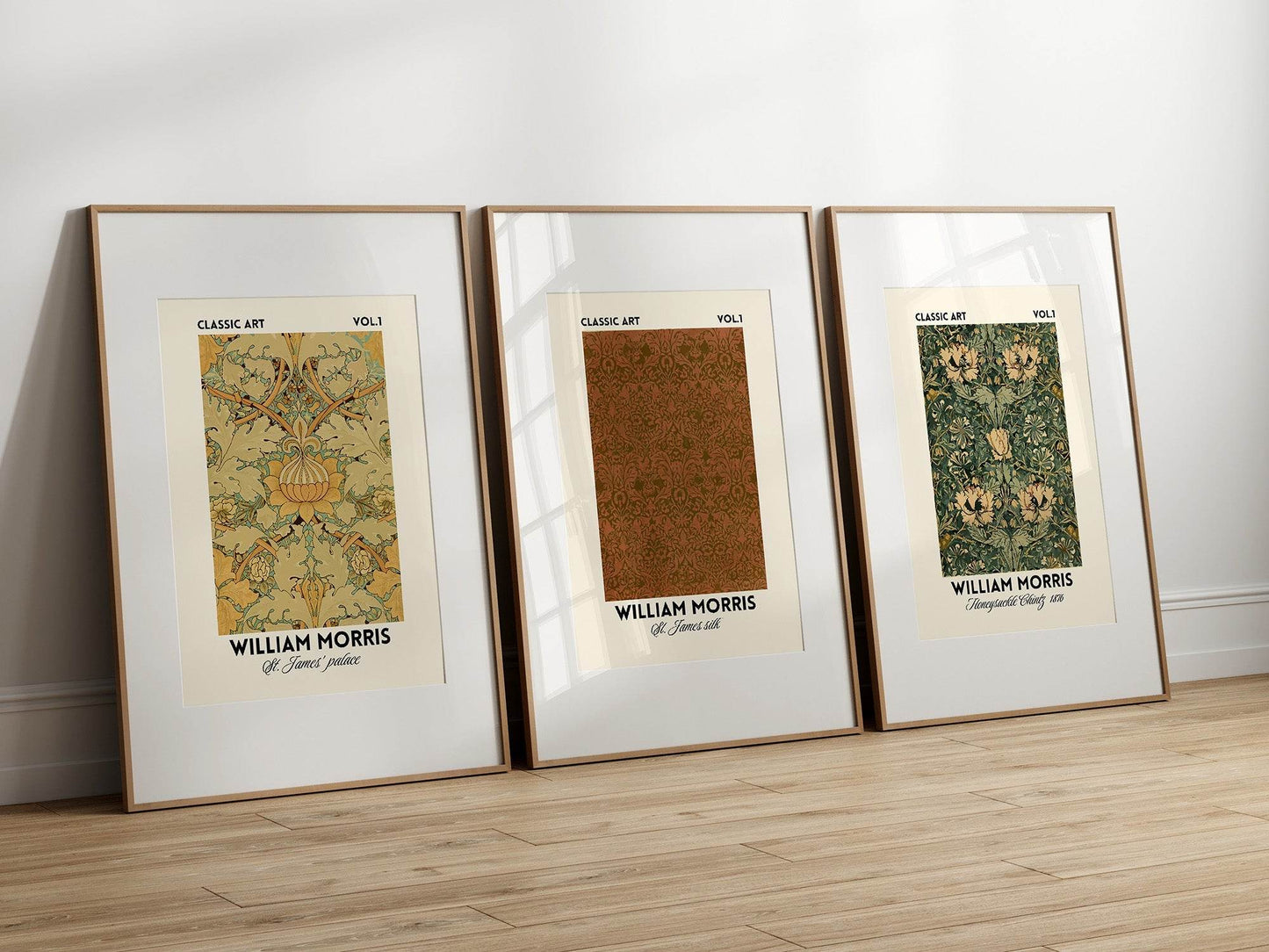 William Morris Inspired Print | St James Silk Wall Art