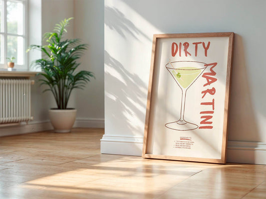 Dirty Martini Print