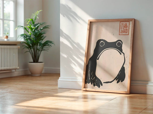 Frog Print | Matsumoto Hoji Inspired Wall Art