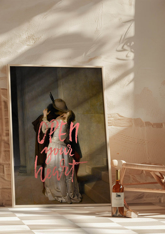 Open Your Heart Print | Altered Wall Art