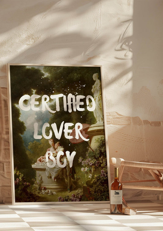 Certified Lover Boy Print | Altered Wall Art