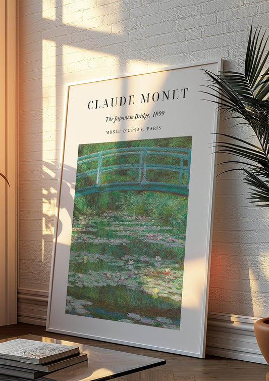 The Japanese Bridge Print | Claude Monet Inspired Wall Art