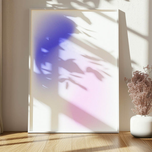 Abstract Shades of Purple and Pink Print | Modern Design