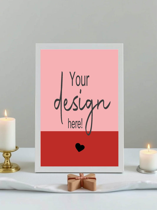 Red & Pink Custom Bespoke Christening | Baptism Party Sign