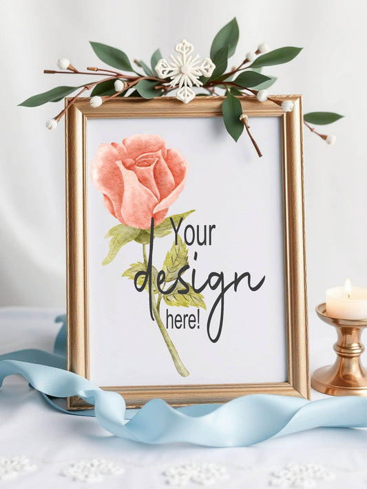 Pink Rose Custom Bespoke Christening | Baptism Party Sign