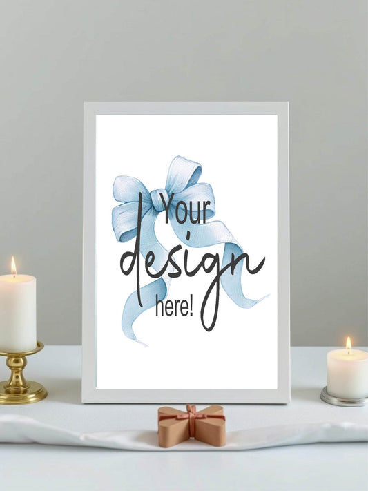 Bows Custom Bespoke Christening | Baptism Party Sign | Beige, Pink or Blue