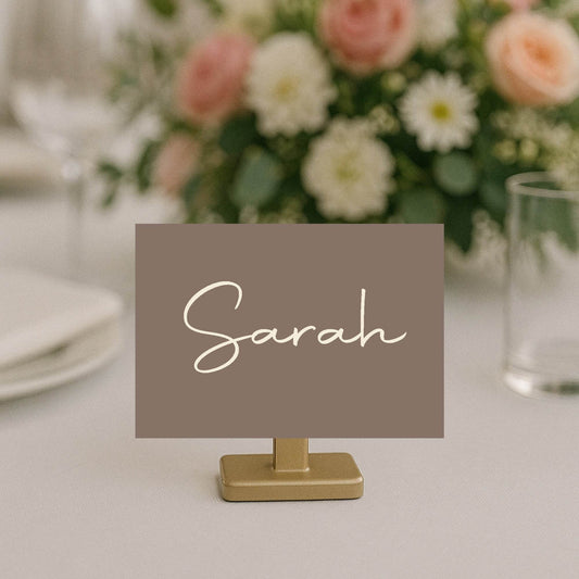 Earth Wedding Place Cards | Pack of 10 | Flat Design