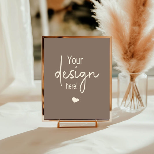 Earth Custom Bespoke Wedding Party Sign