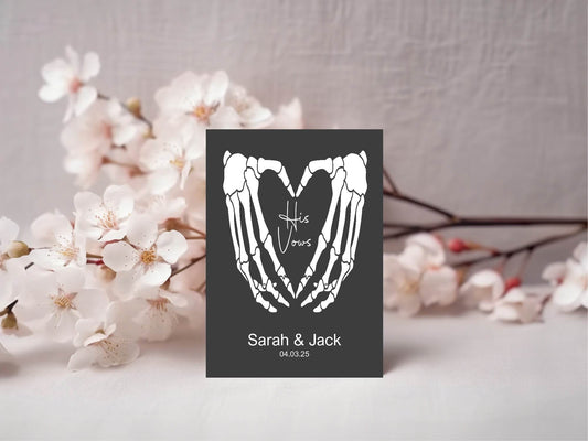 Gothic Set Of Two Wedding Vow Books
