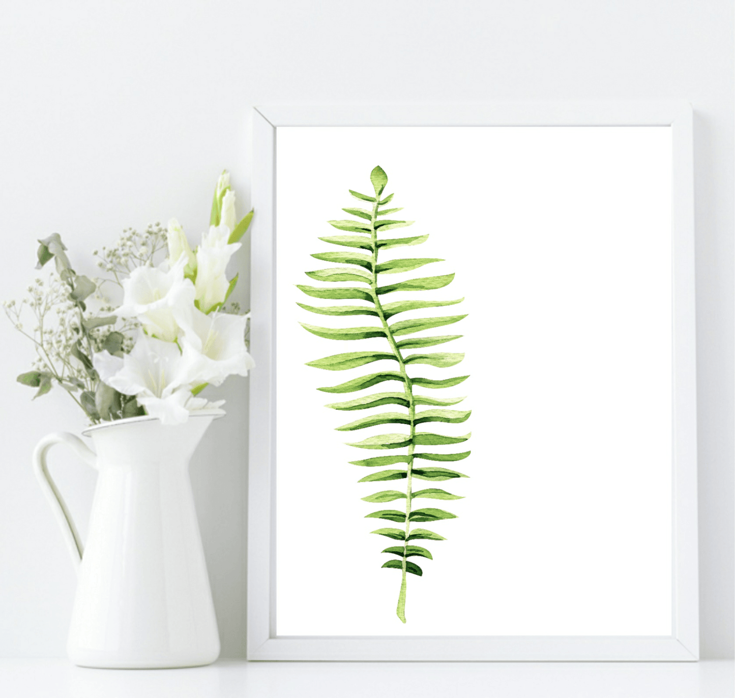 Botanical Leaf Print | Collection Of Watercolour Leaves Wall Art
