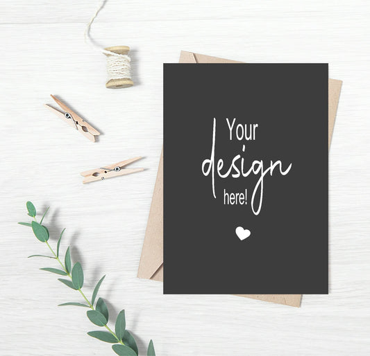 Minimalist Noir Custom Bespoke Party Sign