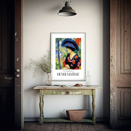 Classic Lady Print | Henri Matisse Inspired Wall Art