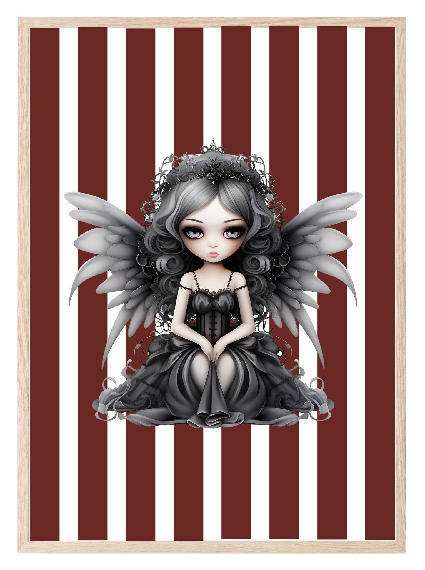 Gothic Dolls Prints | Spooky Wall Art
