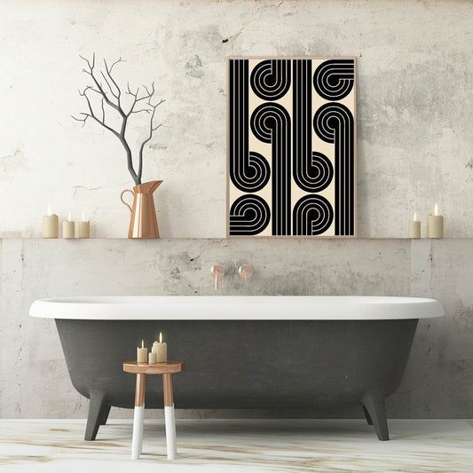 Mid-Century Modern Art Print | Abstract Wall Art