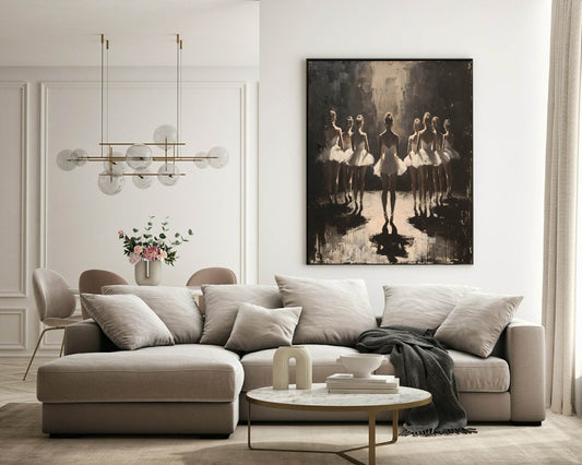 Ballerinas Print | Oil Painting Wall Art