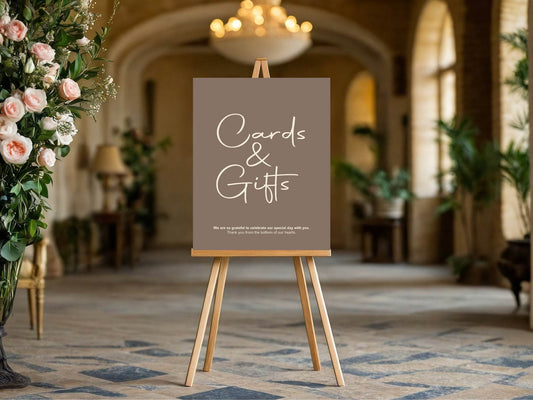 Earth Cards & Gifts Wedding Party Sign