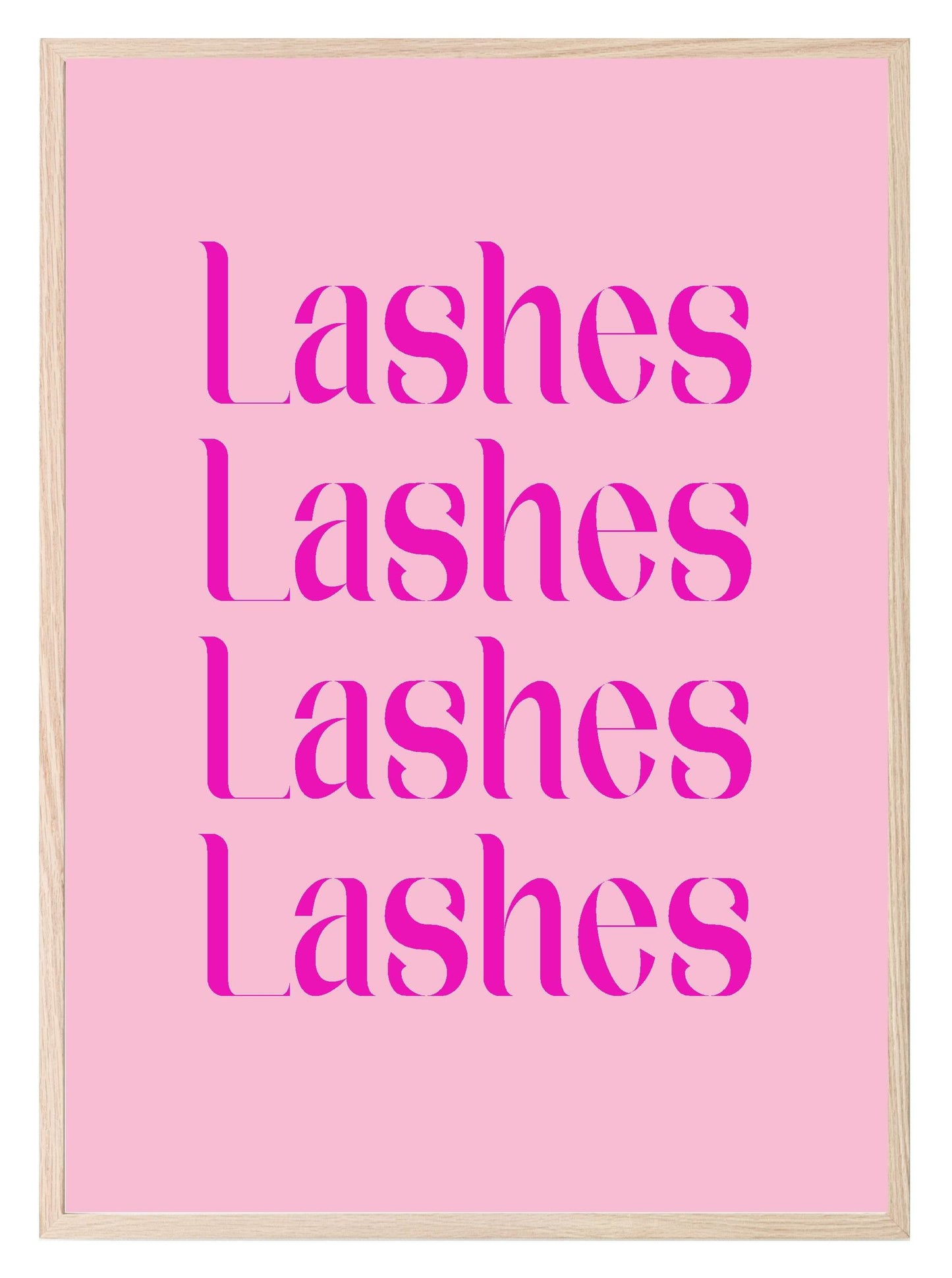 Lashes Print | Salon Wall Art