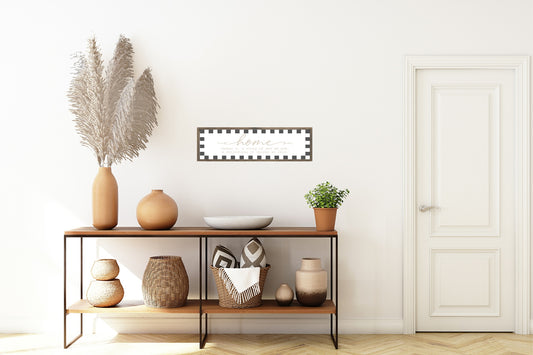 Home Definition Print | Panoramic Sign | 16"x5"