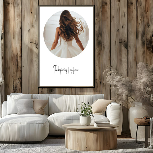 The Beginning Of My Forever Photo Print