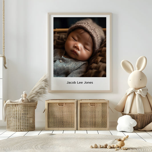 Personalised Named Photo Print