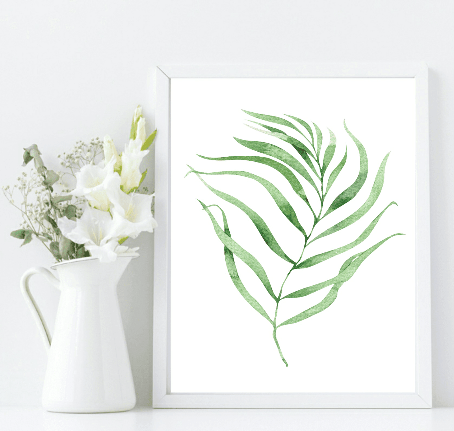 Botanical Leaf Print | Collection Of Watercolour Leaves Wall Art