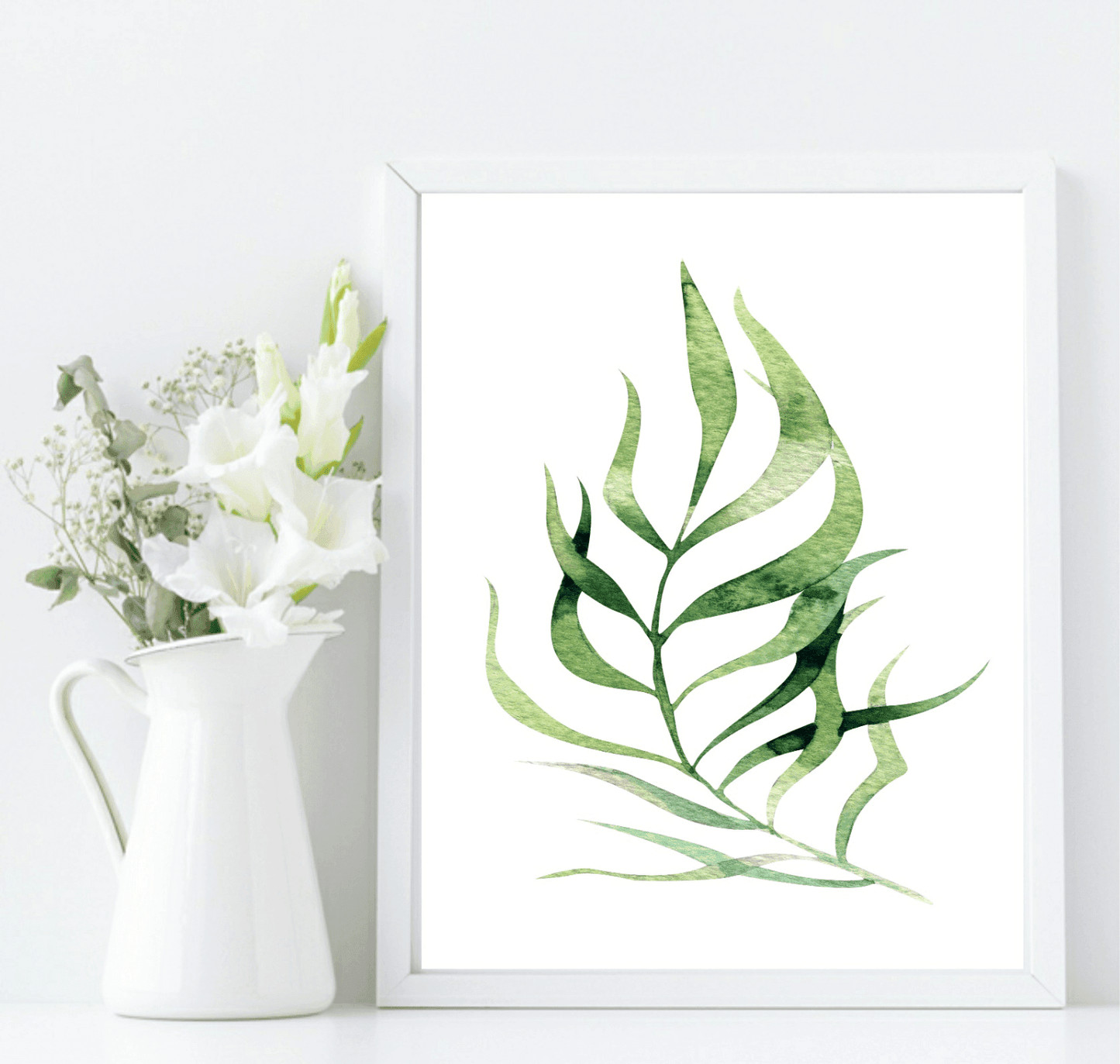 Botanical Leaf Print | Collection Of Watercolour Leaves Wall Art