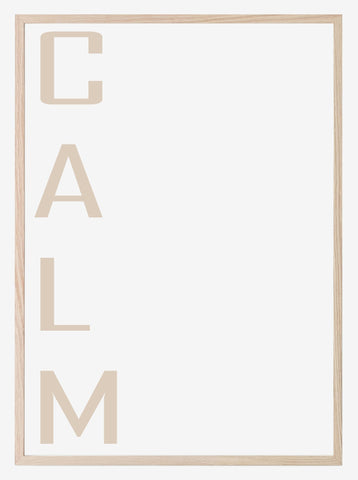 Calm Print | Mindfulness Bathroom & Bedroom Wall Art | Customisable - Larosier Prints