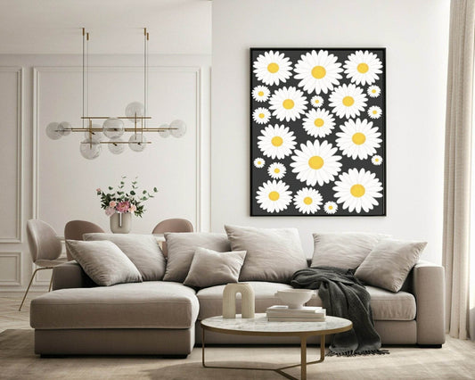 Daisy Prints | Fun Floral Decor | Various Colours Available