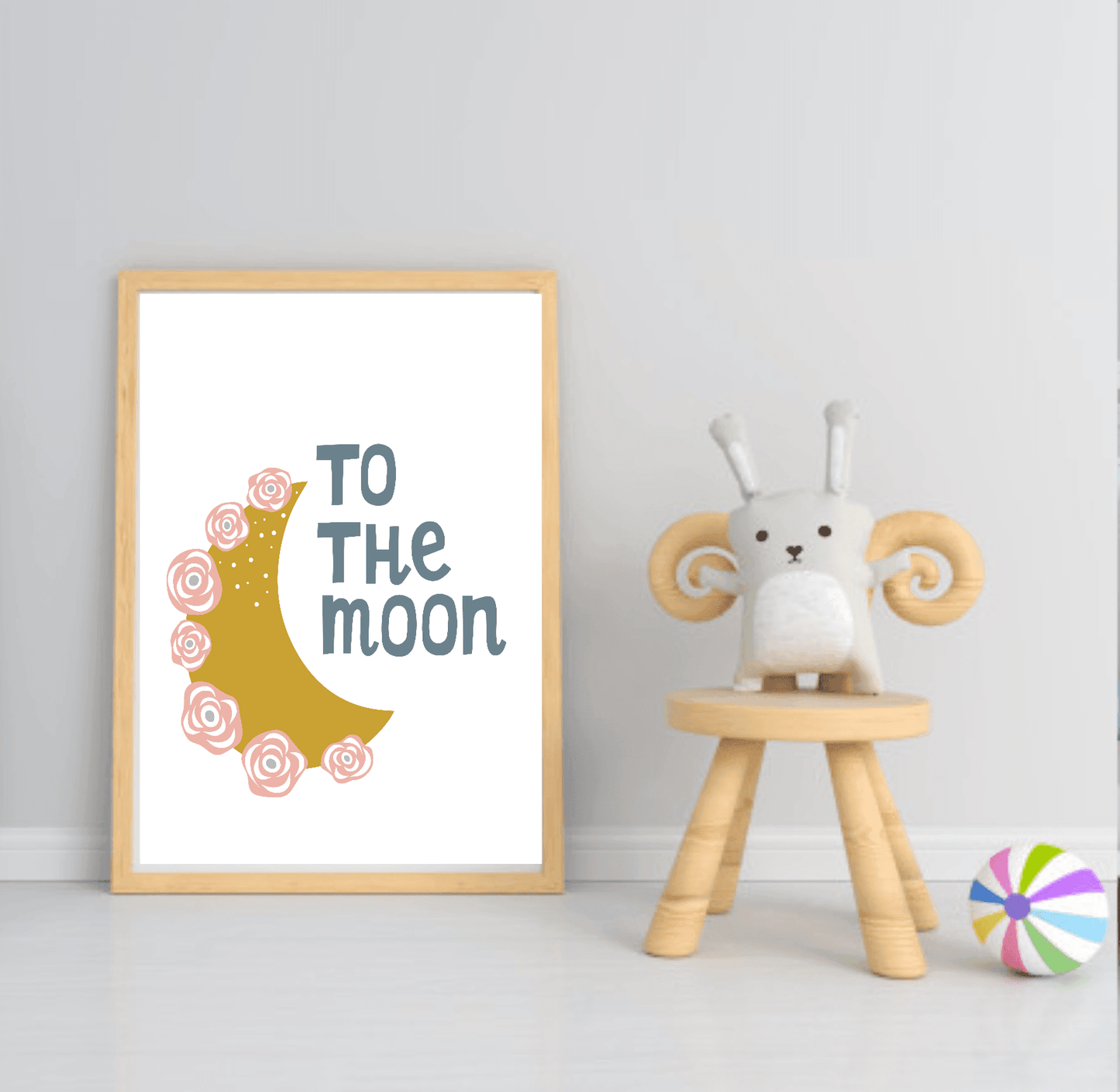 Girls Modern Rainbow Magic Prints | Collection Of Nursery and Playroom Wall Art