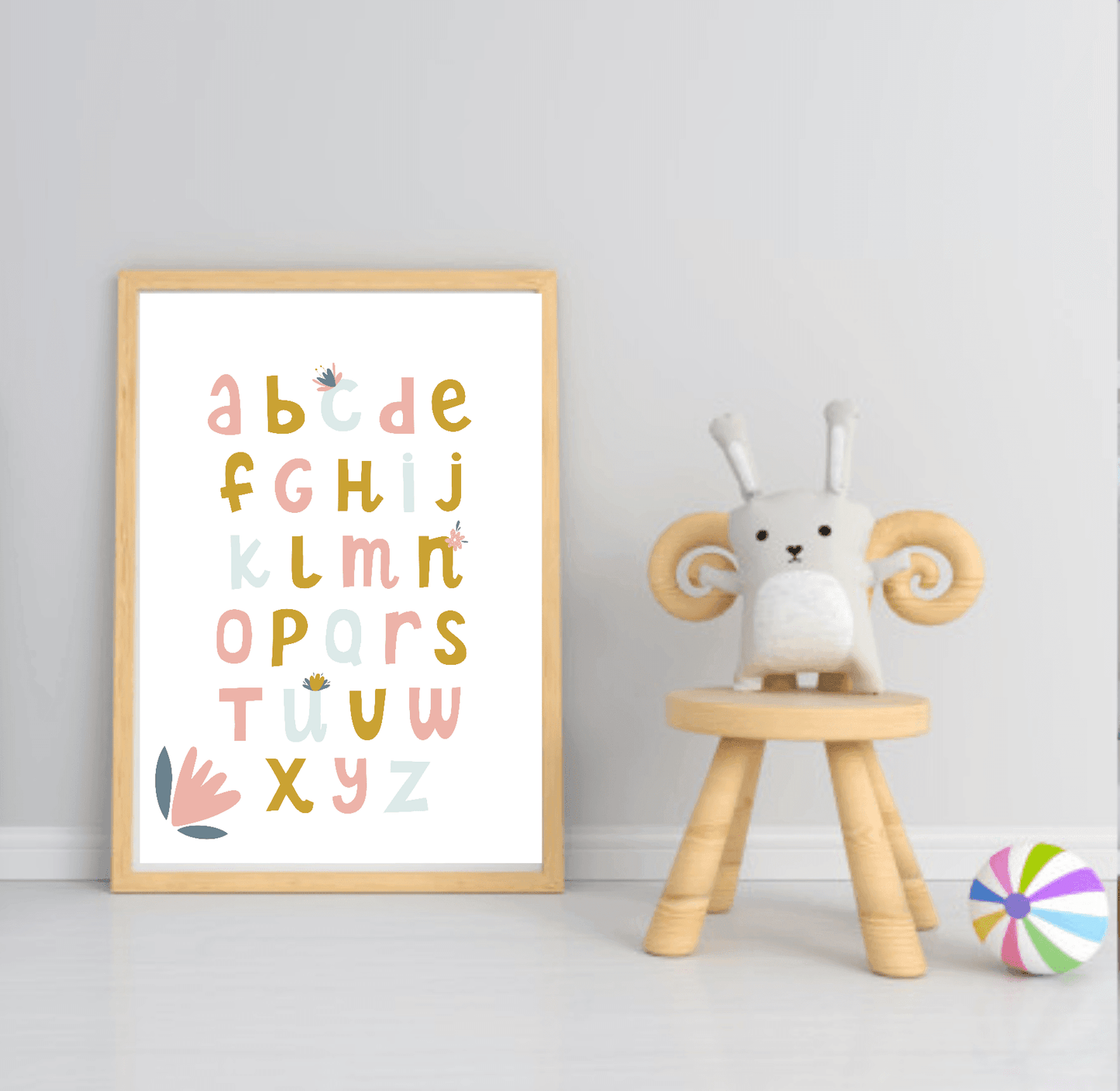 Girls Modern Rainbow Magic Prints | Collection Of Nursery and Playroom Wall Art