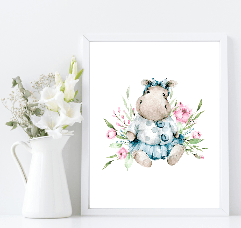 Oh Baby Animal Friends Prints Collection | Kids Wall Art | Vol.2