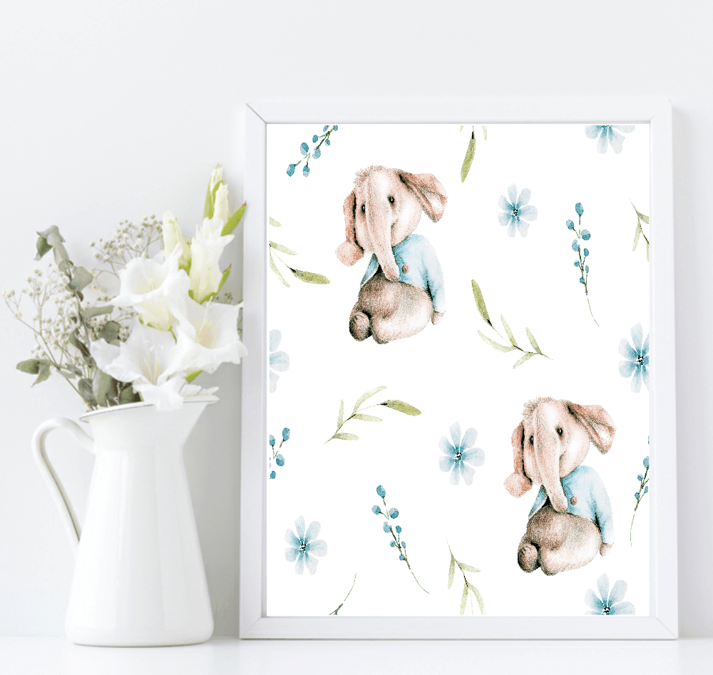 Oh Baby Animal Friends Prints Collection | Kids Wall Art | Vol.2