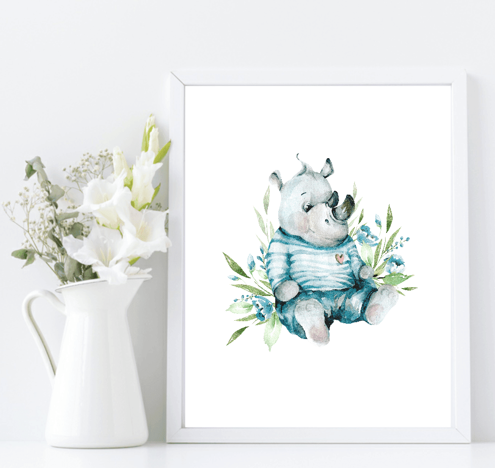 Oh Baby Animal Friends Prints Collection | Kids Wall Art | Vol.2