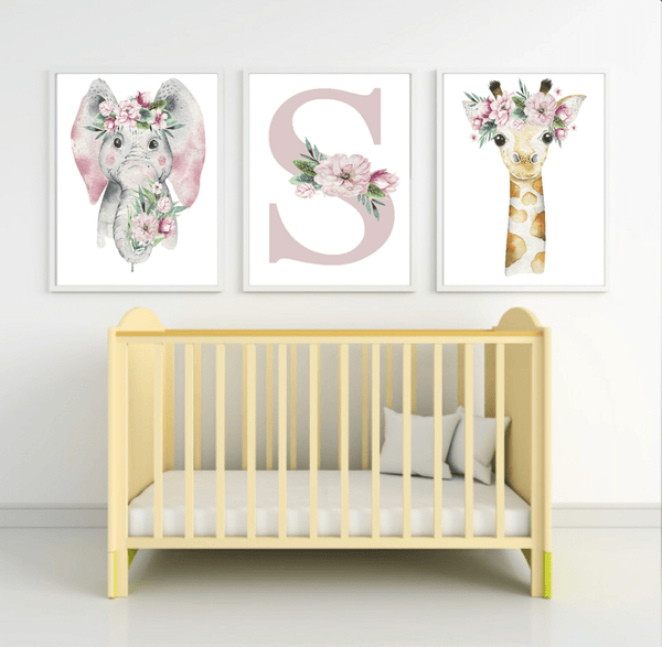 Personalised Floral Initial