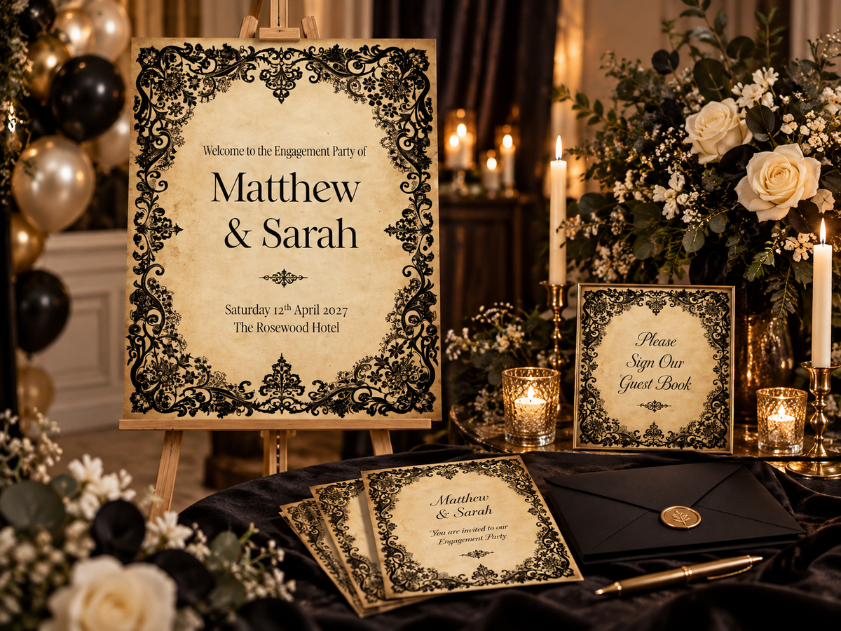 Personalised Party Signs: A Style for Every New Chapter